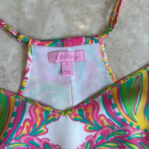 Lilly Pulitzer Spaghetti Strap Dress, Multi Color, Size Small - Picture 2 of 5